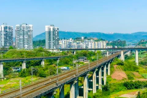 Railway bridge Stock Photos