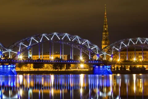 Railway bridge Stock Photos