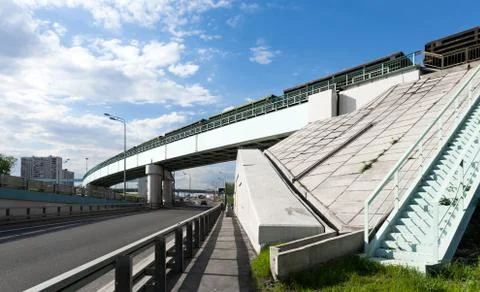 Railway bridge Foto stock