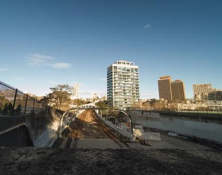 The Railway Bridge Stock Photos