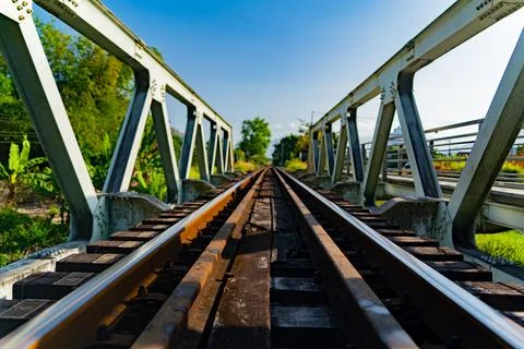 Railway bridge. Stock-Fotos