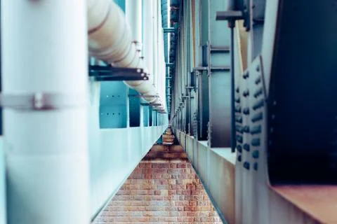 Railway bridge structural elements Stock Photos