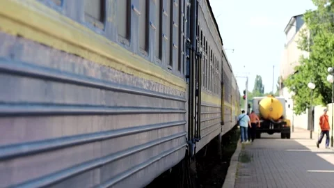 Railway carriage Stock Footage 166840810