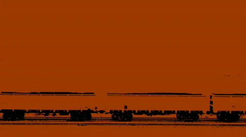 Railway carriages Stock Footage 594810