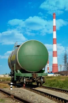 Railway cistern Stock Photos