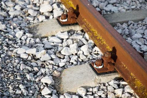 Railway close up Foto stock