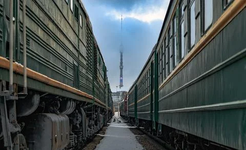 Railway Convergence Stock Photos