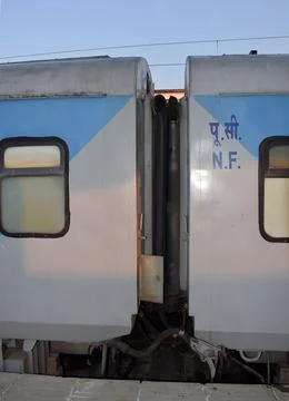 Railway Coupling Foto stock