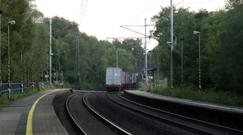 Railway Crossing Stock Footage 41060191