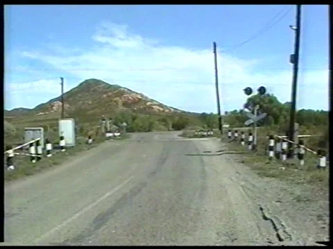 Railway Crossing Vídeos de archivo 343635841
