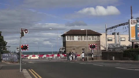 Railway Crossing HD2 Video stock 53171996