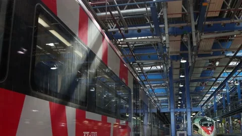 Railway depot Stock Footage 153521843