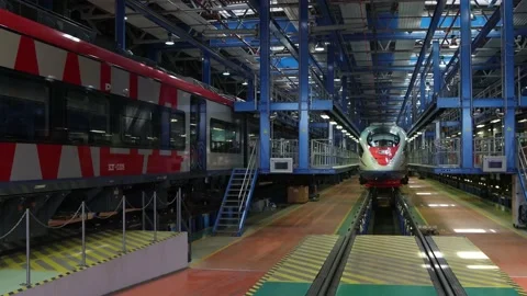 Railway depot Stock Footage 153521848