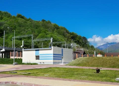 Railway facilities Stock Photos