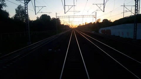 On railway 스톡 동영상 100295684