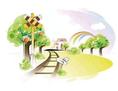 Railway Stock Illustration