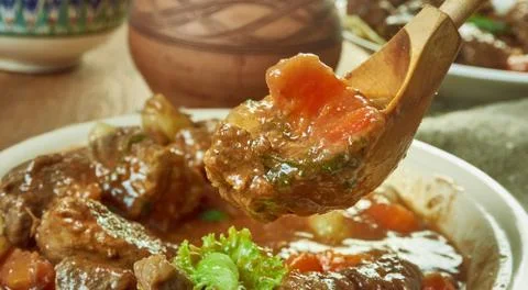 Railway lamb curry Foto stock
