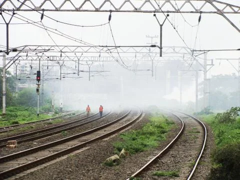 Railway Line 写真素材