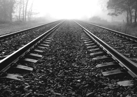 Railway lines Stock Photos