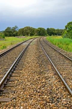 Railway Lines Stock Photos