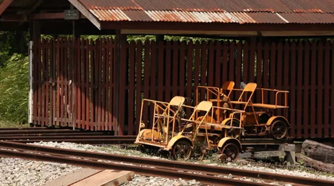 Railway Maintenance Hut Stock Footage 38905863