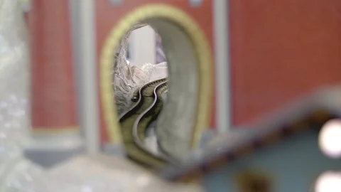 Railway Miniature Close Up Stock Footage 101733174