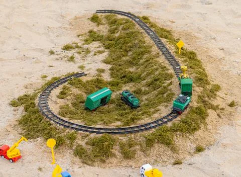 Railway Model  스톡 사진