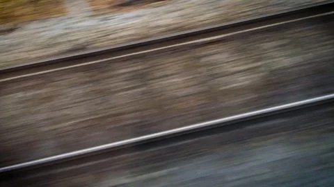 Railway from Moving Train Видео 112082664