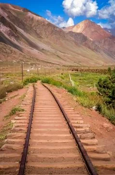 Railway to nowhere Stock Photos