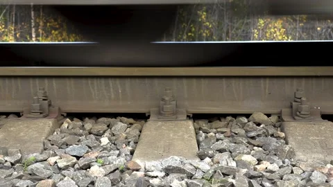 Railway. Passes the train. Stock Footage 221722330