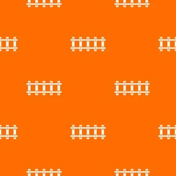 Railway pattern seamless Illustrazione stock