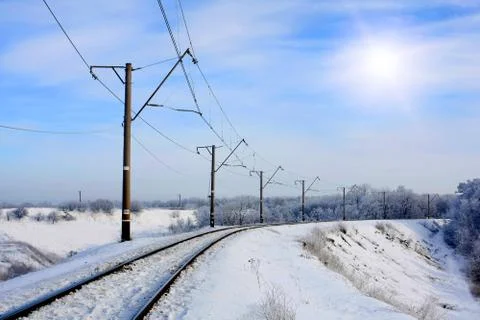 The railway Stock Photos