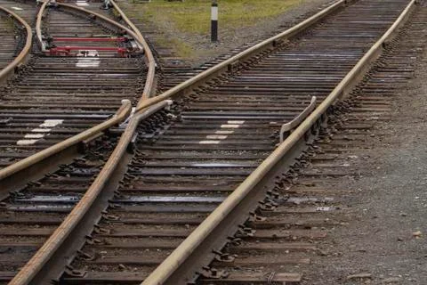 Railway. Stock Photos