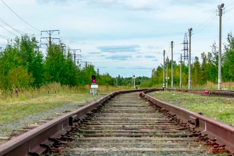 Railway. Stock Photos