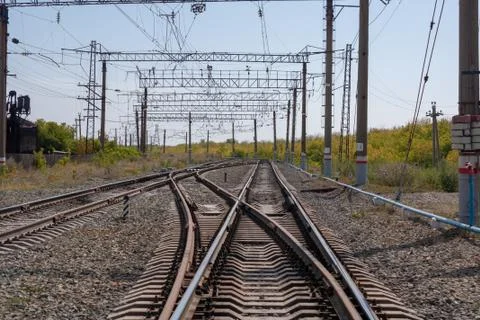 The railway Stock Photos