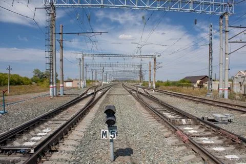 The railway Stock Photos
