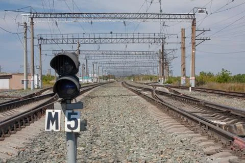 The railway Stock Photos