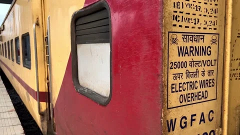 Railway platform Stock Footage 285831556