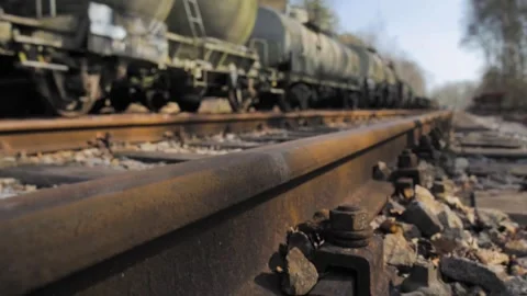 Railway rail track Stock-Footage 273698766