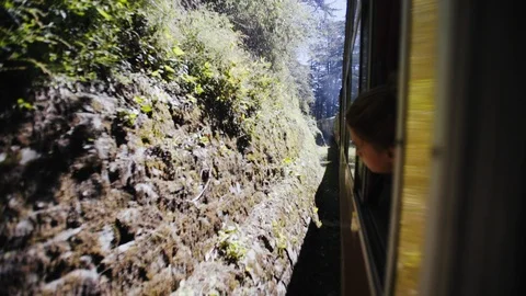 Railway to Shimla Stock Footage 90865447