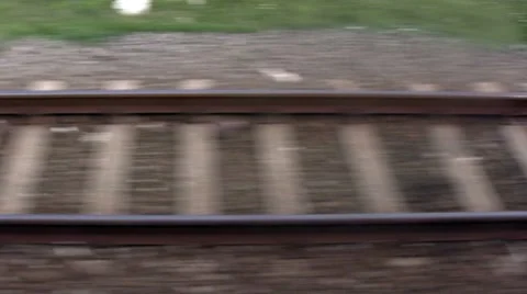 Railway Side View Video stock 8601855