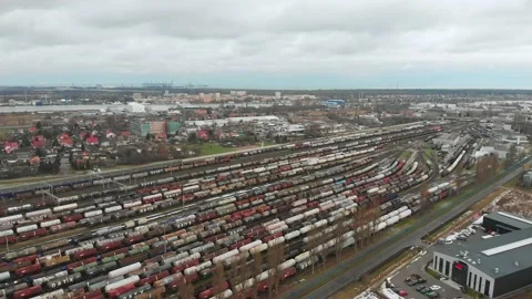 Railway siding Stock Footage 147265636
