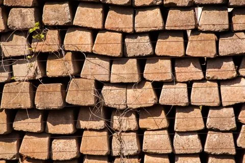 Railway sleeper pattern Stock Photos