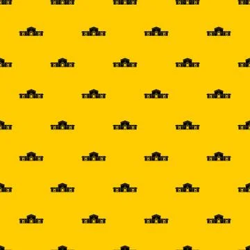 Railway station building pattern vector Ilustración de archivo