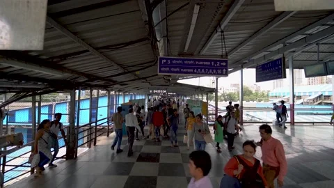 Railway station flyover view Stock Footage 137566211
