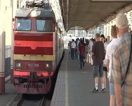 Railway station Stockbeeldmateriaal 10728071