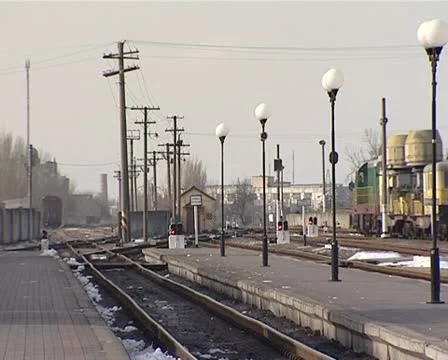 Railway station Видео 10799121