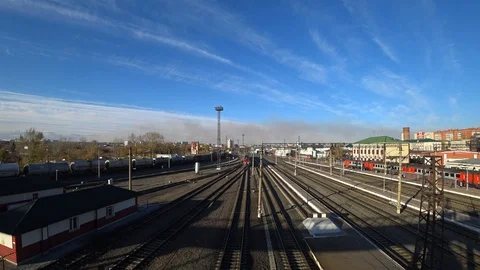 Railway Station Stock Footage 105278121