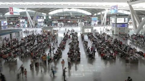 Railway station Stock Footage 137363413