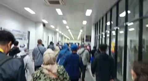 Railway station Jakarta Stock Footage 241990609